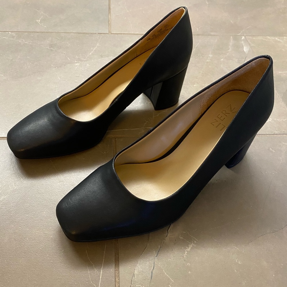 Naturalizer | Black Square Toe Pump